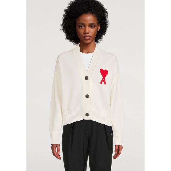 Ami De Coeur Cotton and Wool Cardigan size XS - Picture 1 of 8